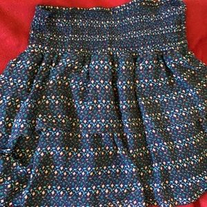 Old Navy blue skirt multi layer